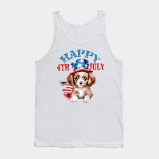 Happy 4th of July-Puppy Tank Top